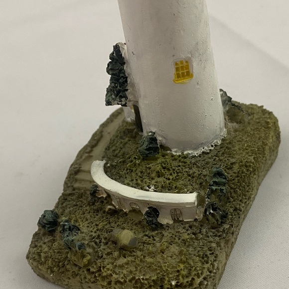 Tradewind Bay By the Shore Polystone White Lighthouse with Attached House - Picture 4 of 11